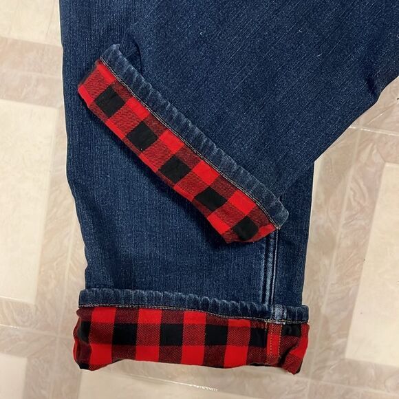 EUC WOMEN’S SIZE 14 X 31 DULUTH TRADING CO FLANNEL LINED DENIM JEANS - Picture 5 of 8